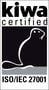 Kiwa ISO IEC 27001 logo UK
